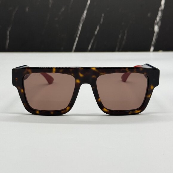 NEW GUCCI GG1868S 002 HAVANA BLUE RED UNISEX SUNGLASSES GUCCI main image 5